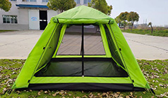 桂林公园露营推荐全自动帐篷，搭建太方便了
